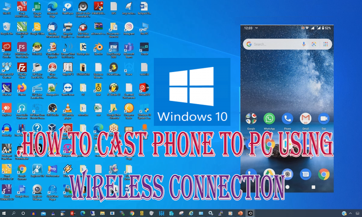 How to Cast Phone to PC Using Wireless Connection