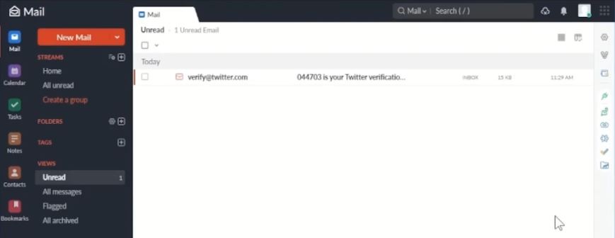 email verification