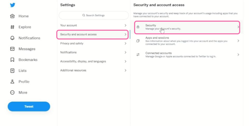 Security and account access